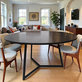 Mesa de Comedor Vigo 6P 1.50M Chapa Encino Chocolate