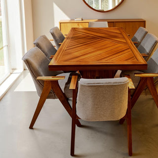 Mesa de Comedor Irlanda 8P Chapa Parota
