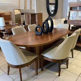 Mesa de Comedor Oval 6P