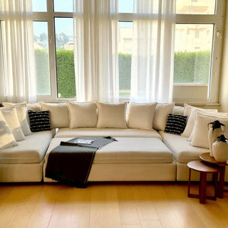 Sala Kendra Pata Zoclo Parota con Ottoman 4 Pzas